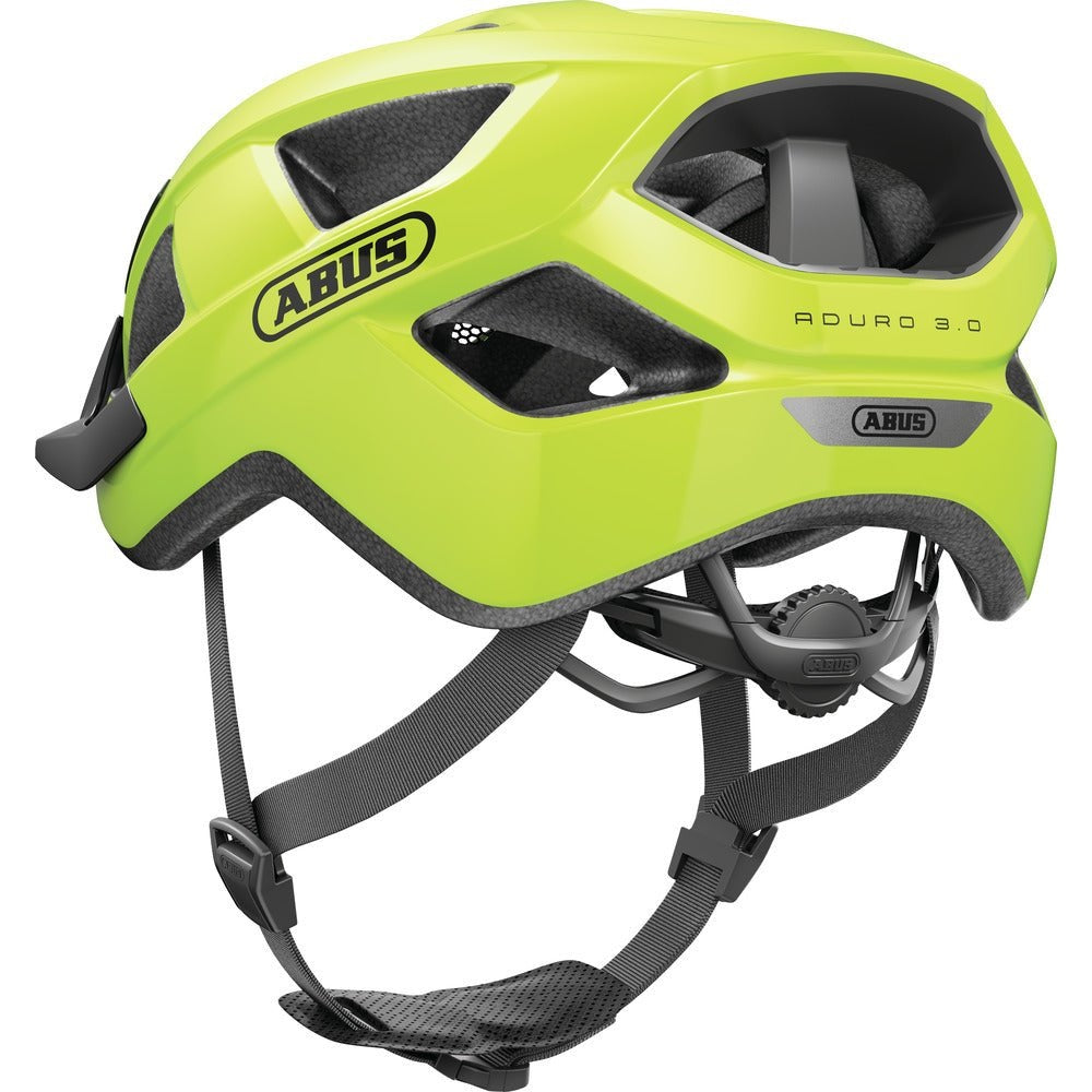 abus fahrradhelm neon Abus Fahrradhelm Aduro 3.0 signal yellow