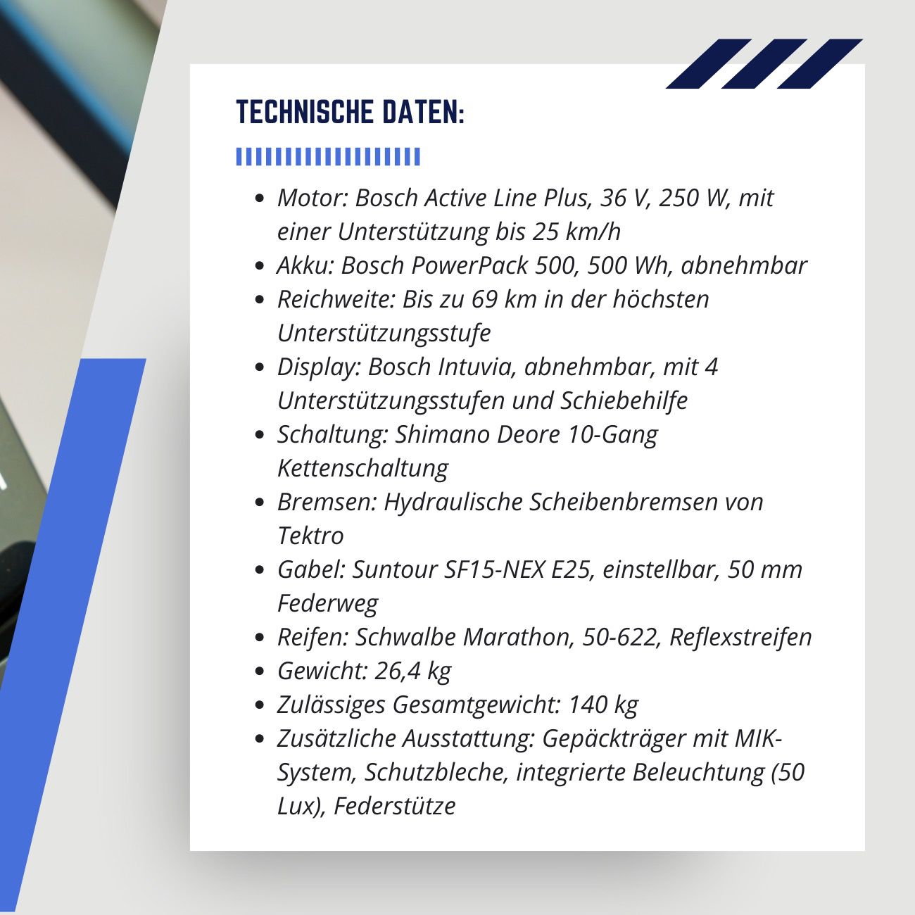 VICTORIA Elektro-Trekkingrad "eTrekking 6.5" Mod. 22